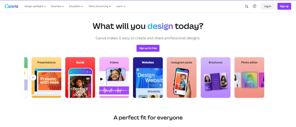 Canva as a small business tool for  Graphic Design Platform for Creating Marketing Materials, Social Media Posts, and More