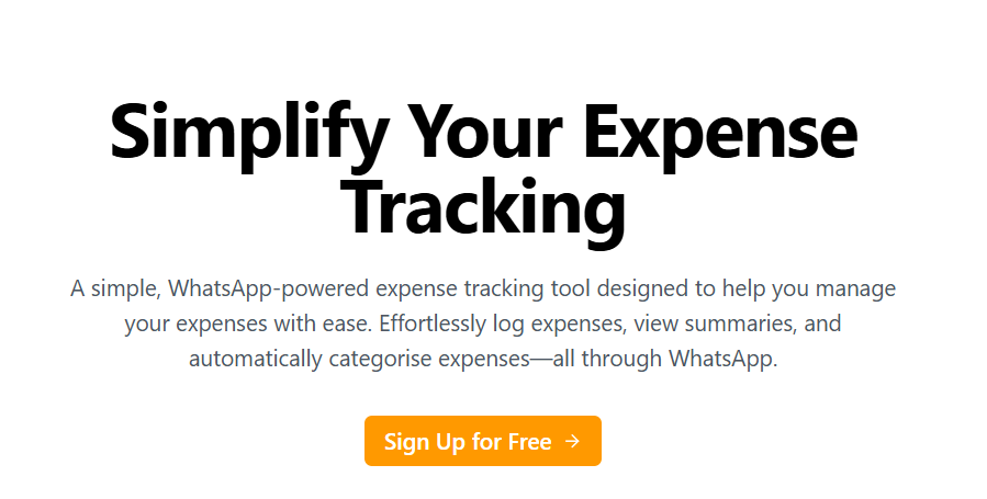 Free Ai tools called Qtrack for expense management